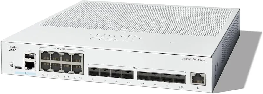 Cisco C1300-12XT-2X với 12 cổng 10G RJ45 và 2 cổng uplink SFP+ 10G